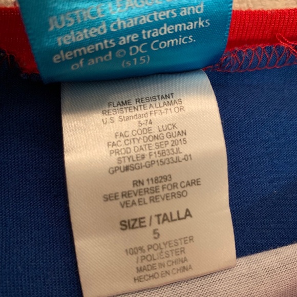 Justice League 100% Polyester kids T Shirt - Picture 4 of 5